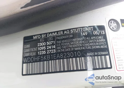 2014 Mercedes-Benz E 350 E 350 Luxury из США, поврежденный, VIN WDDHF5KB1EA823010